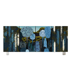 Blue Landscape Cabinet