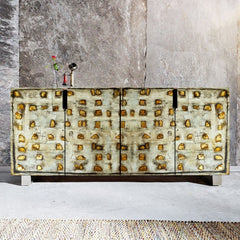 Gold Dots Texture Cabinet