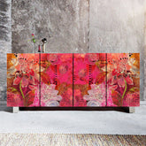 Pink Flowers Cabinet
