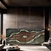 Metallic Dots Cabinet