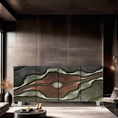 Metallic Dots Cabinet