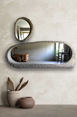 Natural Concrete Double Mirror