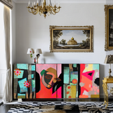 Pop Art Abstract Figure Cabinet