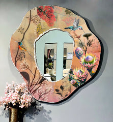 Protea Flowers Mirror