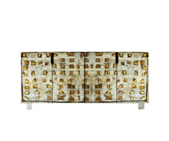 Gold Dots Texture Cabinet