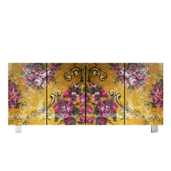Vintage Yellow Cabinet